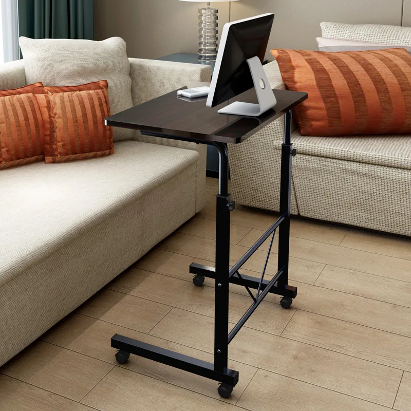 

Height Adjustable Computer Game Desk for Bedroom Laptop Desks Movable Lifting Study Table Wooden Tables Home Furniture