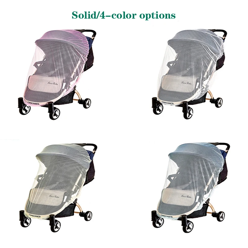 Infants Baby Stroller Mosquito Net Safe Mesh Buggy Crib Netting Cart Mosquito Net Pushchair Full Cover Netting enlarge