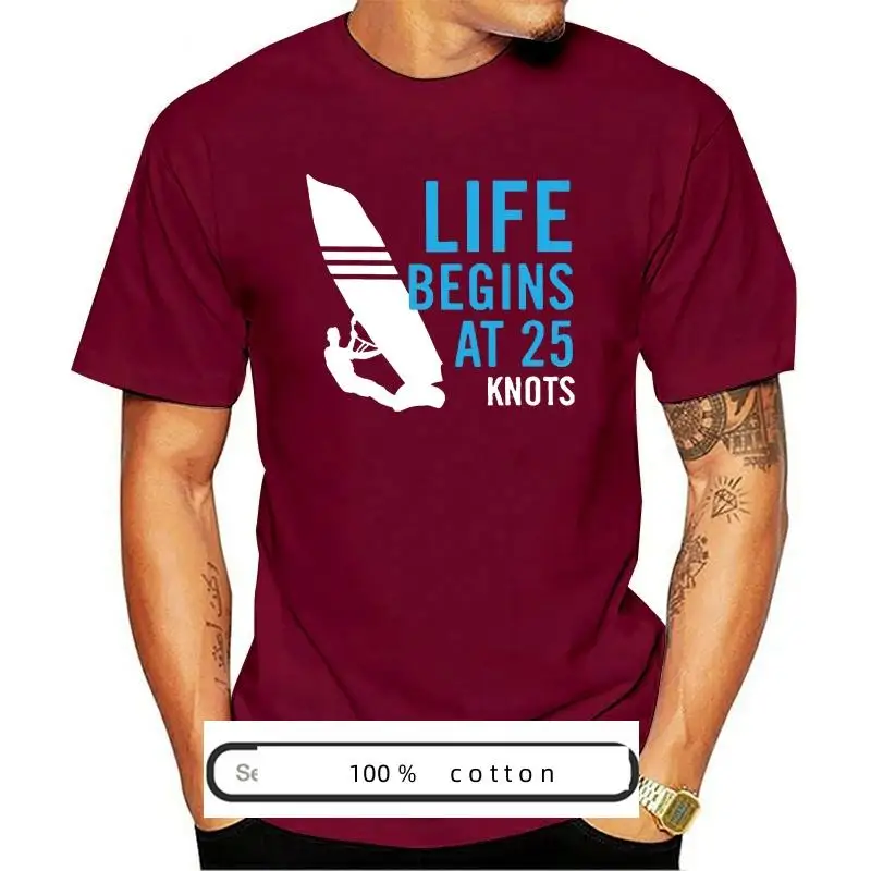 

Men Graphic Design WIndsurf WIndsurfing T Shirt Hot Men T-shirt