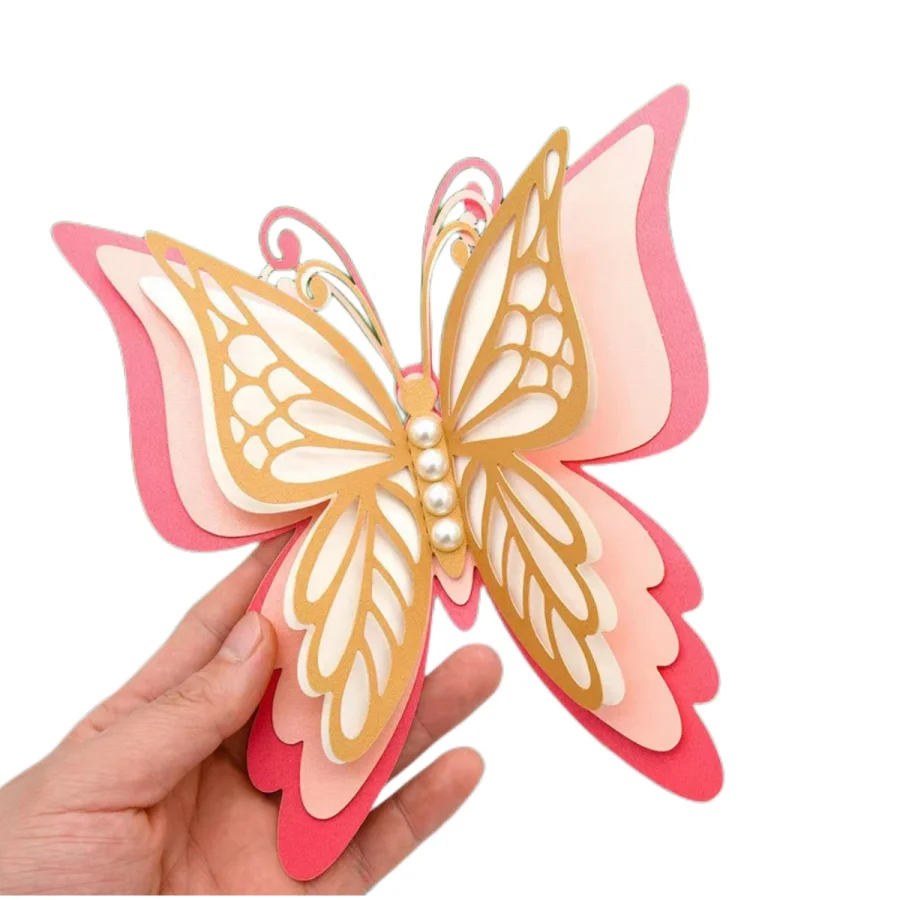 

YINISE Metal Cutting Dies for Scrapbooking Big Butterflies Stencils DIY Crafts Paper Album Cards Making Embossing Die Cut Cuts