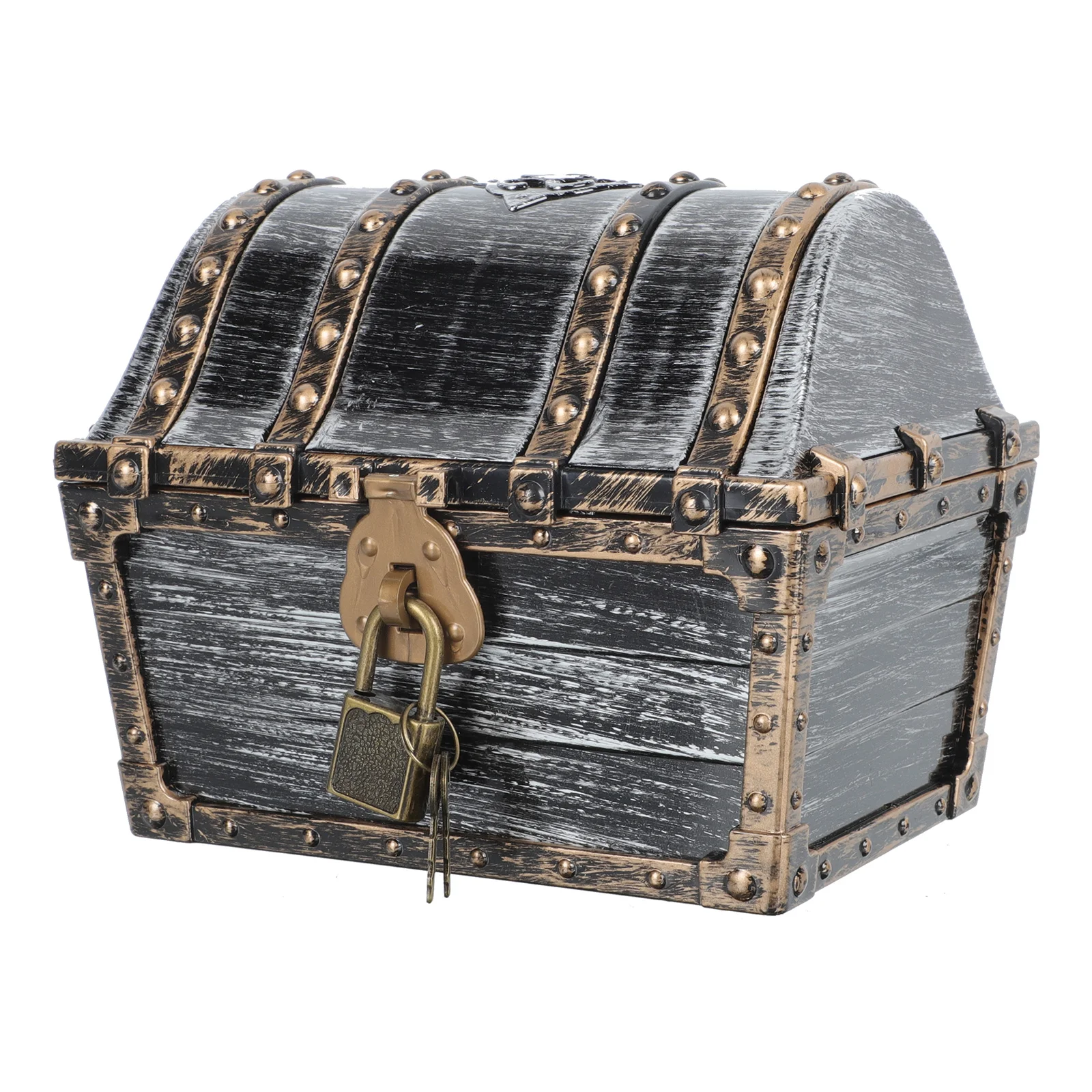 

Pirate Box Storage Toy Treasure Children Game Party Prop Jewelry Children's