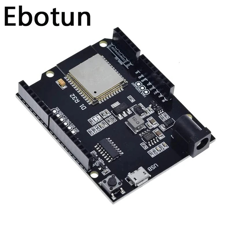 ESP32 для Wemos D1 Mini R32 ESP-32 CH340G WiFi Беспроводная Bluetooth макетная плата 4 Мб Flash с Micro USB adruino
