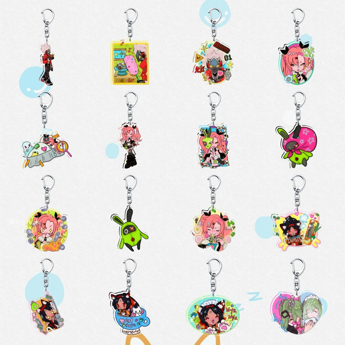 Новая популярная игра Zenless Zone Zero Nicole Demara Билли малыш фон ликаон Брелоки Подвеска