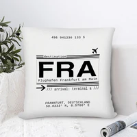 fra flughafen cushion cover super soft pillowcase cartoon geometric patterns pillows covers home decor