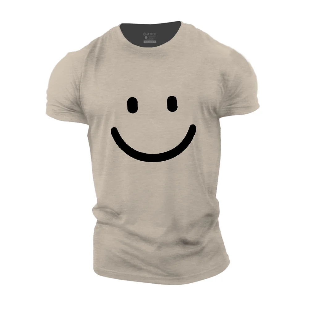 

2023 New T Shirt For Men Summer Plus Size Tops Trendy Sports Men's Clothing O-neck Short Sleeve Tees Loose Head Collar T Shirts