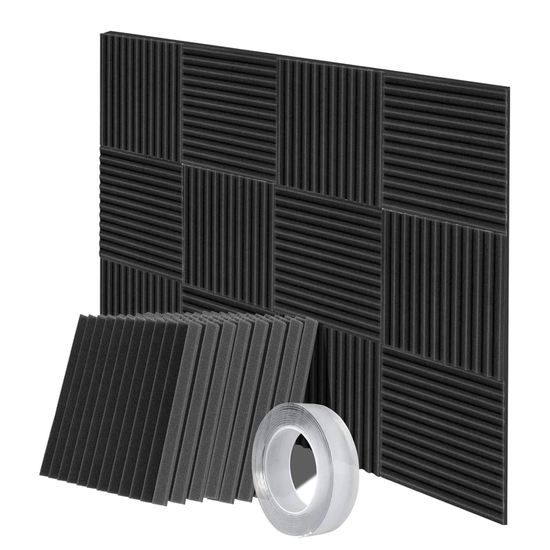 

Sound Proof Foam Panels, 12 Pack Acoustic Foam Panels Acoustic Panels For Wall, Noise Cancelling Foam Tiles
