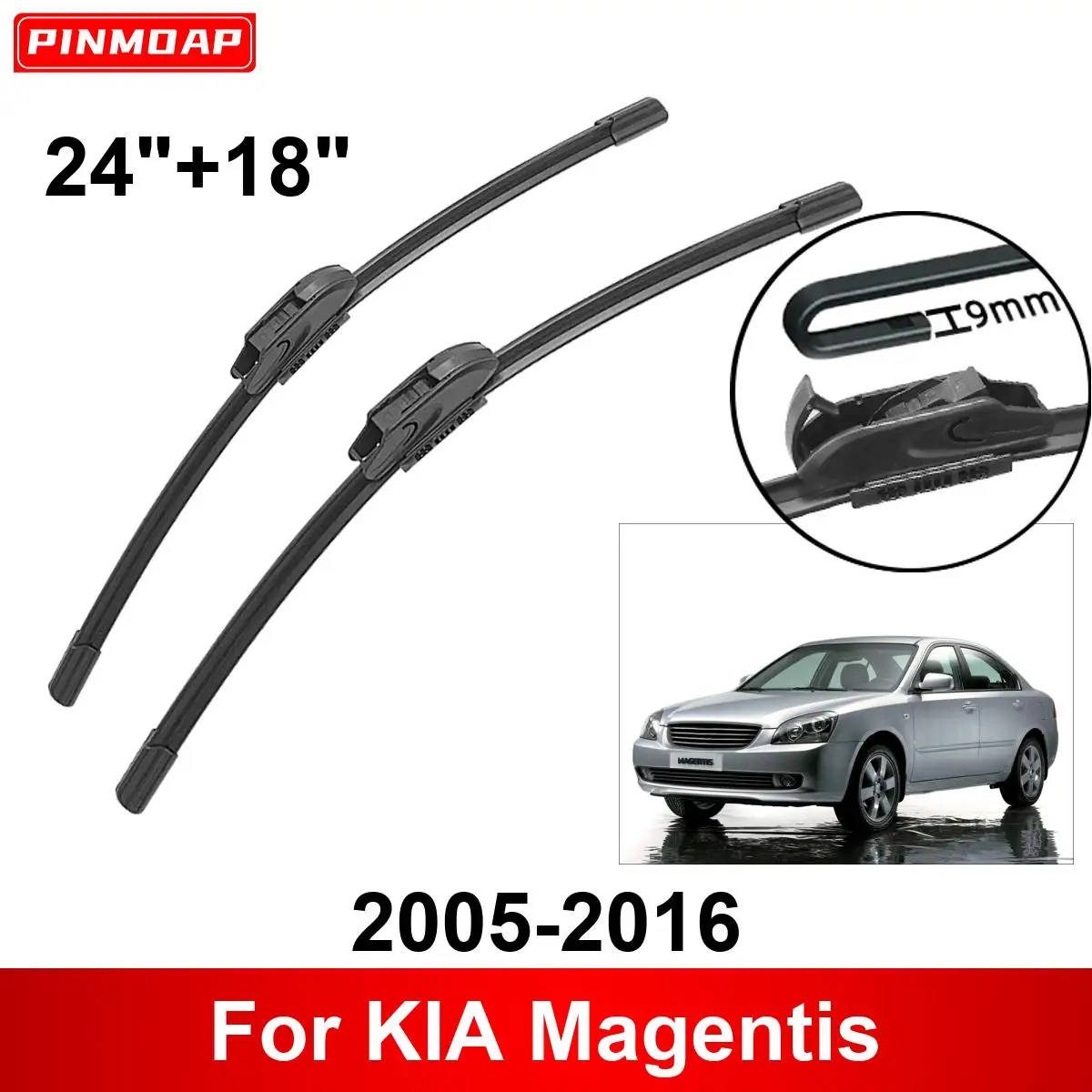 Автомобильный дворник для KIA Magentis 2005-2016 24 &quot+ 18&quot передние и задние щетки