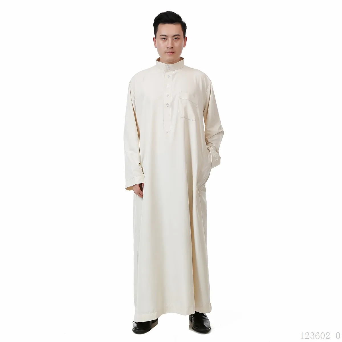 

Arabic Long Sleeves Robes Man Saudi Arabia Jubba Thobe Qatari Kaftan Muslim Arab Abaya Dubai Dress Middle East Islamic Clothing