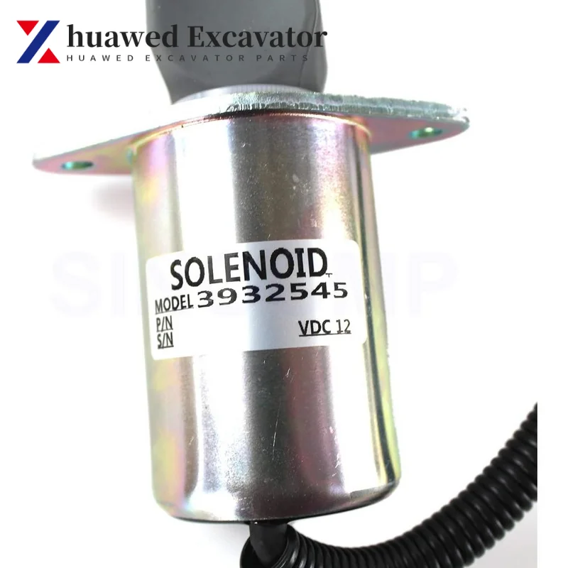 Соленоид отключения 3932545 SA-4639-12 12 В для дизельного двигателя Cummins