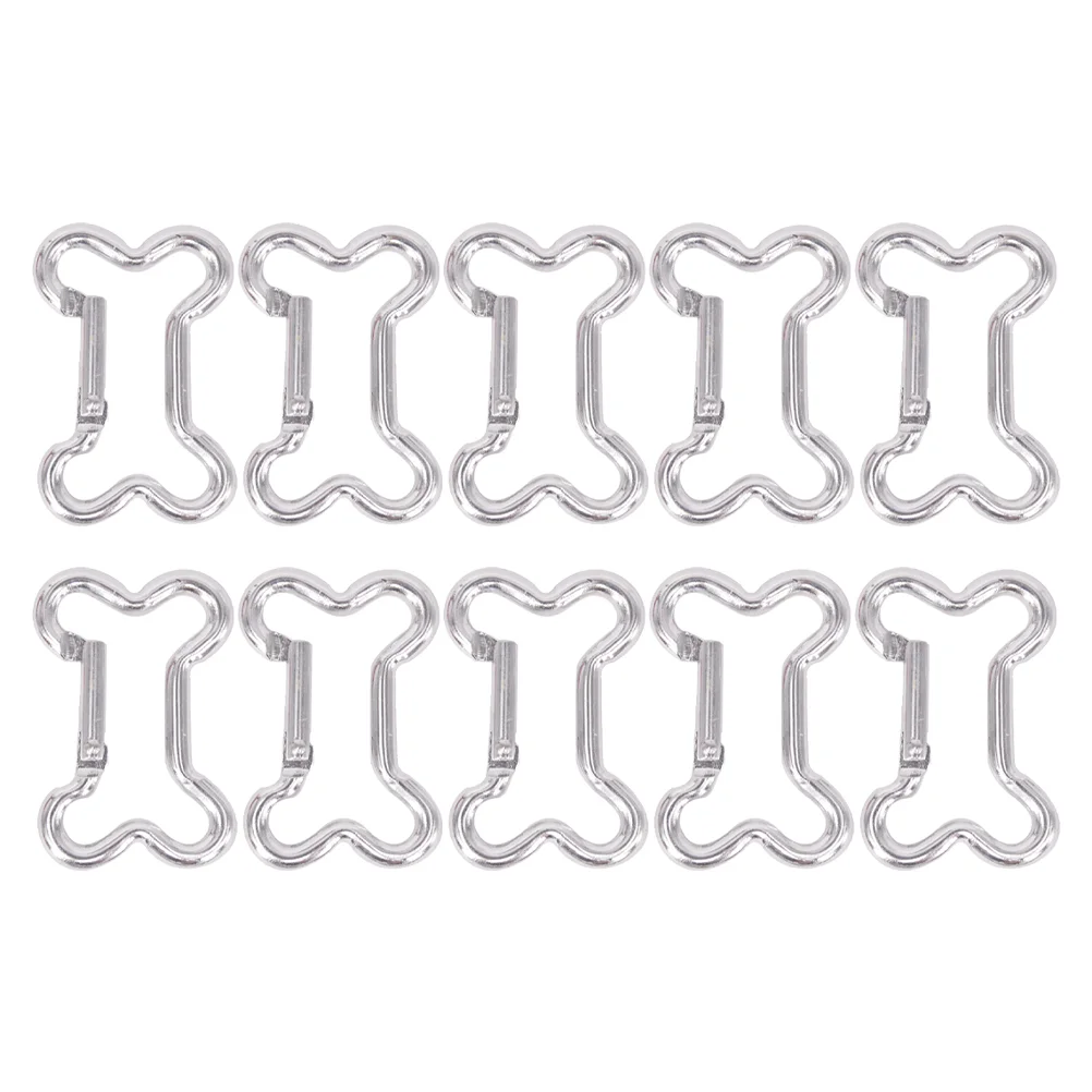 20 шт. карабин для кемпинга ненормальная форма безопасный небольшой кулон из