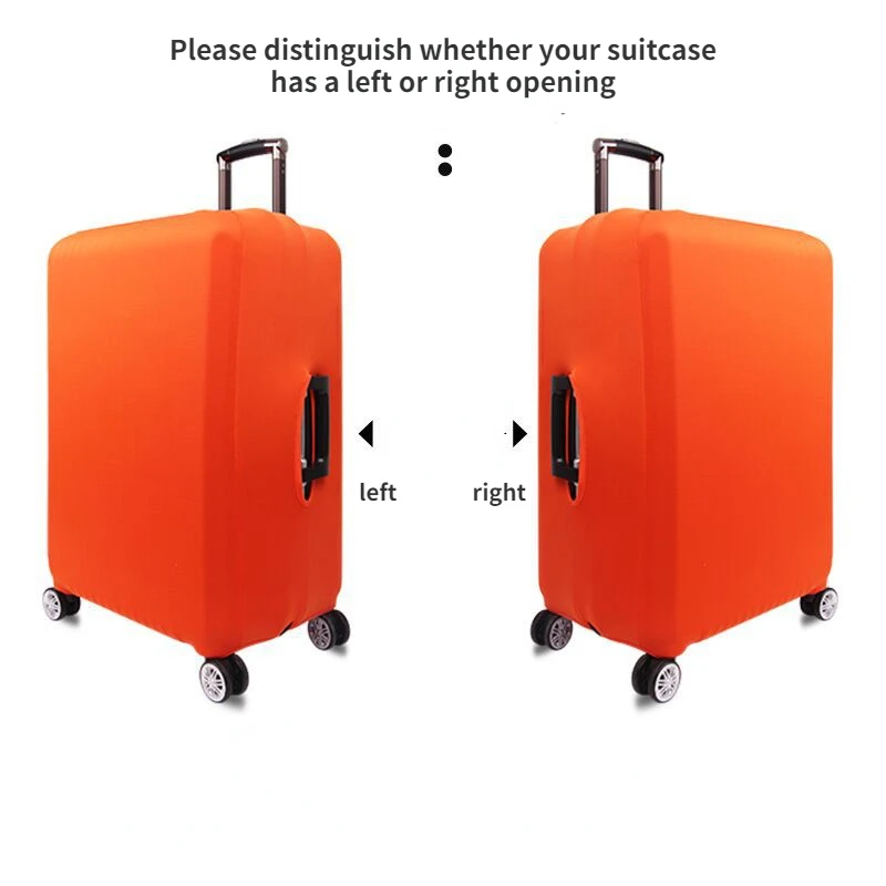 18-32 inch solid color thickened wear-resistant elastic luggage protection cover pull rod travel leather case cover dust cover