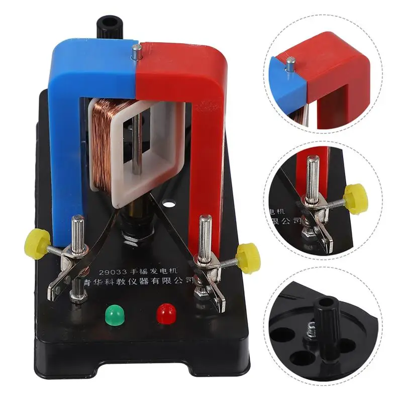 Электрический генератор постоянного тока с ручным приводом эксперимент в