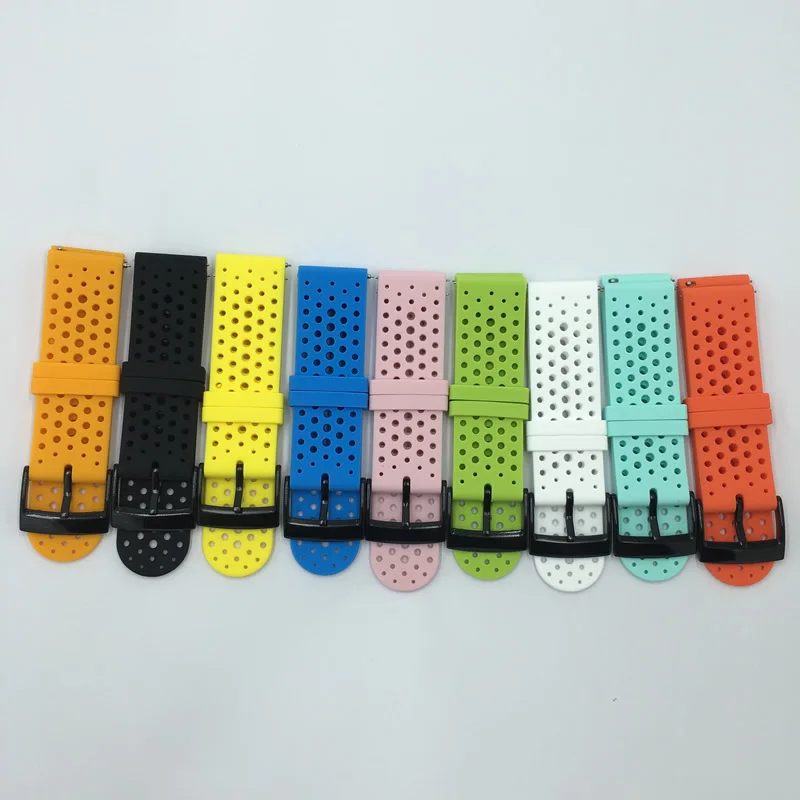 

24mm Silicone Sport Band For Suunto 7 Smart Watch Wrist Strap Watchband Replaceable Accessories Watchbands strap