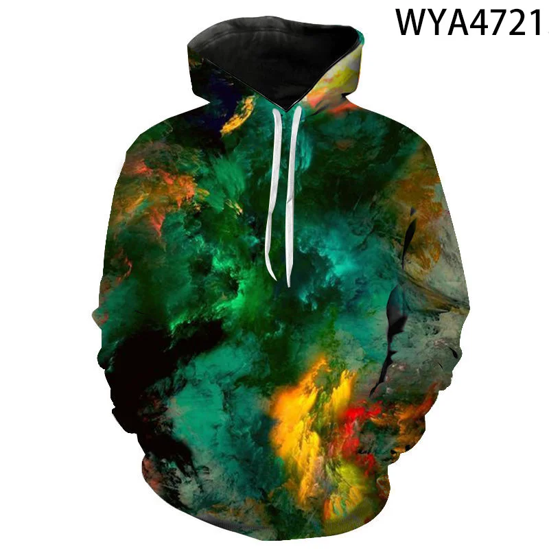 

New Streetwear Men Women Children Casual Sweatshirts Ink And Wash 3D Printed Boy Girl Kids Hoodies Pullover Long Sleeve Tops