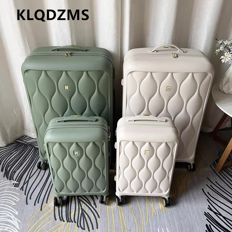 Фото KLQDZMS Новый 20-дюймовый 29-дюймовый чемодан на колесиках большой емкости, мужской посадочный ящик для ПК, студенческий ящик для паролей, женская ручная кладь, дорожный багаж №1