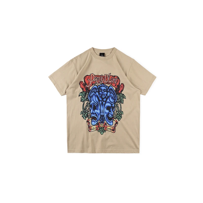 

2021ss Travis Scott Cactus Jack Walking Into Clarksdale T-Shirt Men Women 1:1 High Quality T shirt Jackboys Top Tees