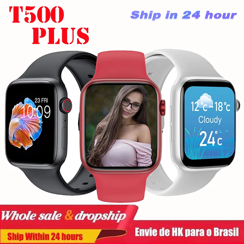 

2022 Original T500 Plus Smart Watch for Men and Women Smart Watch Heart Rate Sleep Monitor Life Waterproof Sports Wristband
