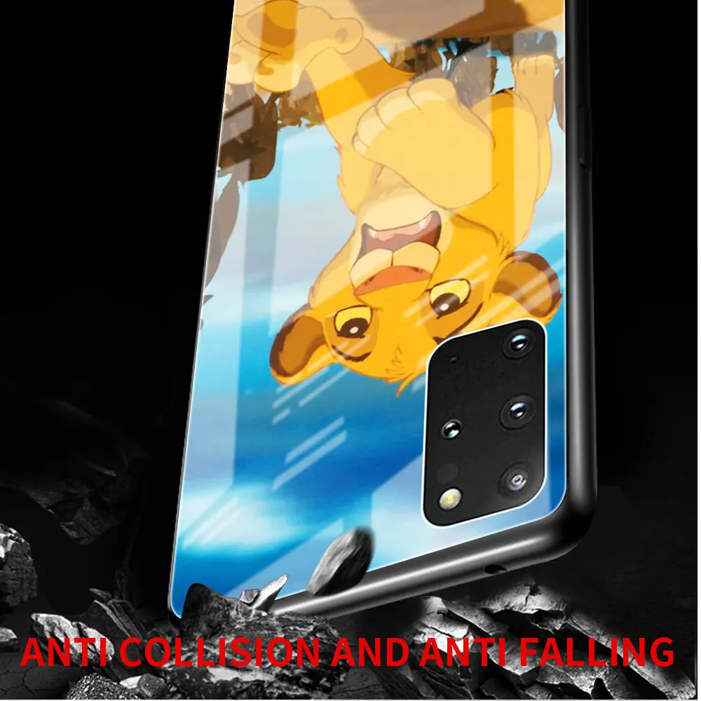 Стеклянный чехол The Lion King для Samsung Galaxy A12 A52 A51 A32 A21s A71 A22 A73 A53 A13 A50 A70 A30 A11 A31 A41 телефона