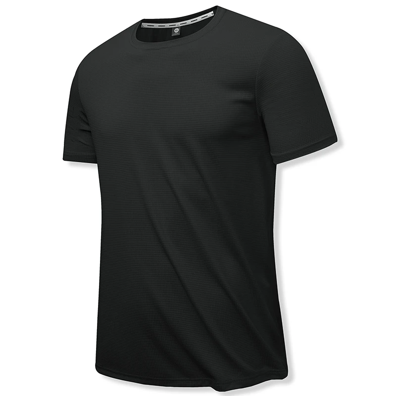 

Quick-Dry GYM Sports Streetwear Fashion Oversized 5XL T Shirt Japan Style Black White 2023 Summer Short Sleeves Top Tees Tshirt