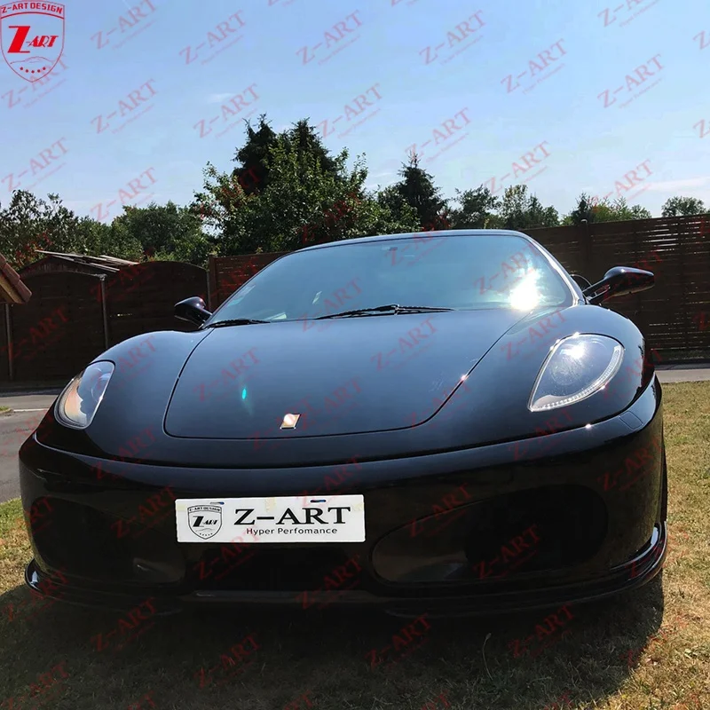Передняя губа из углеродного волокна F430 для Fe rrari передний подбородок переднего