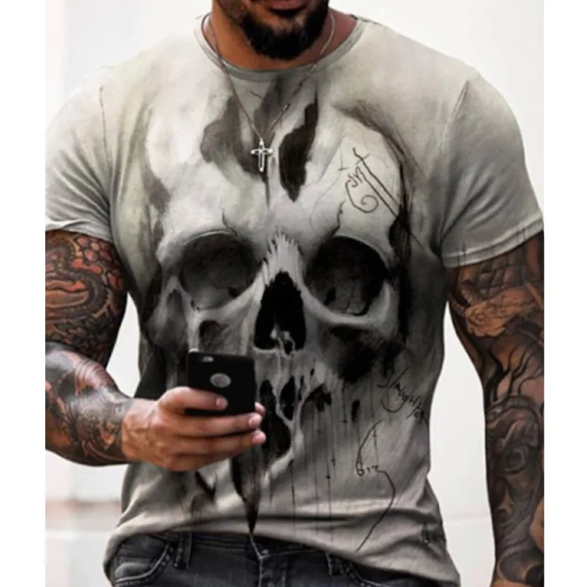

Man Skull Tee Shirt