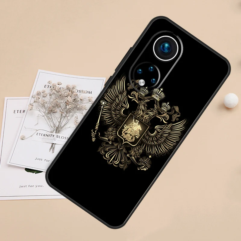Чехол с гербом России для Honor 50 Pro 8X 10i Huawei Mate 20 Lite P20 P30 P40 P Smart 2019 Nova 9 | Мобильные