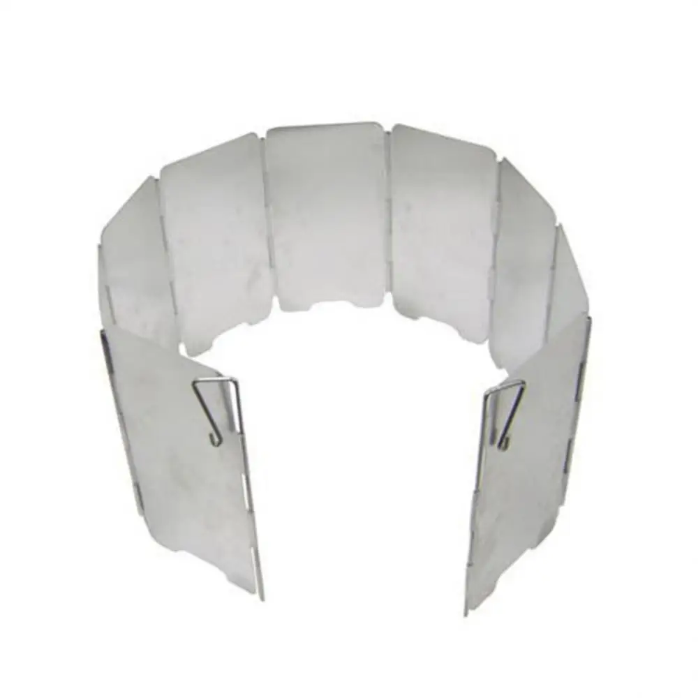 

Gas Stove Wind Shield Wind Protector With Storage Bag Windshield Picnic Camping Wind Deflector Outdoor Stove Wind Shield 9 Plate