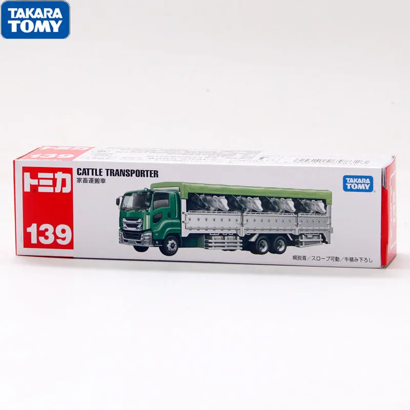 

Takara Tomy Tomica Long Type NO#139 Cattle Transporter Truck Metal Diecast Vehicle Model Car New