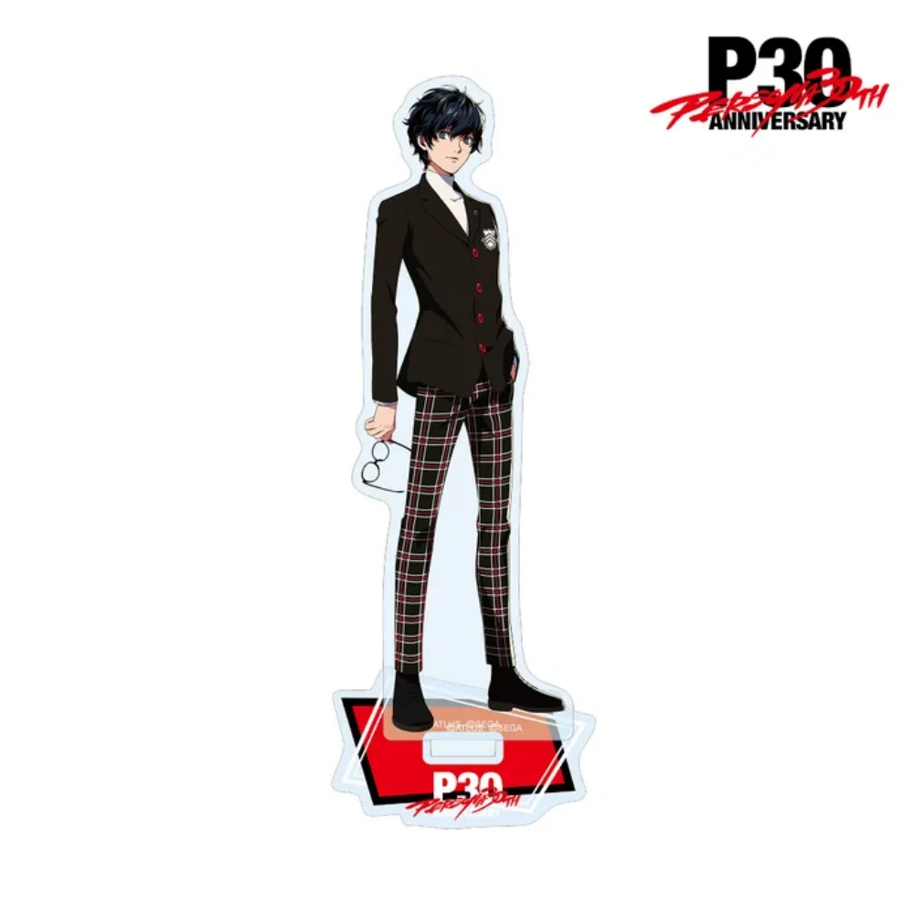 Фото Акриловая подставка-брелок по мотивам аниме Persona 3 с Макото Юки, Рен Амамия, Ю Наруками для декора рабочего стола №4