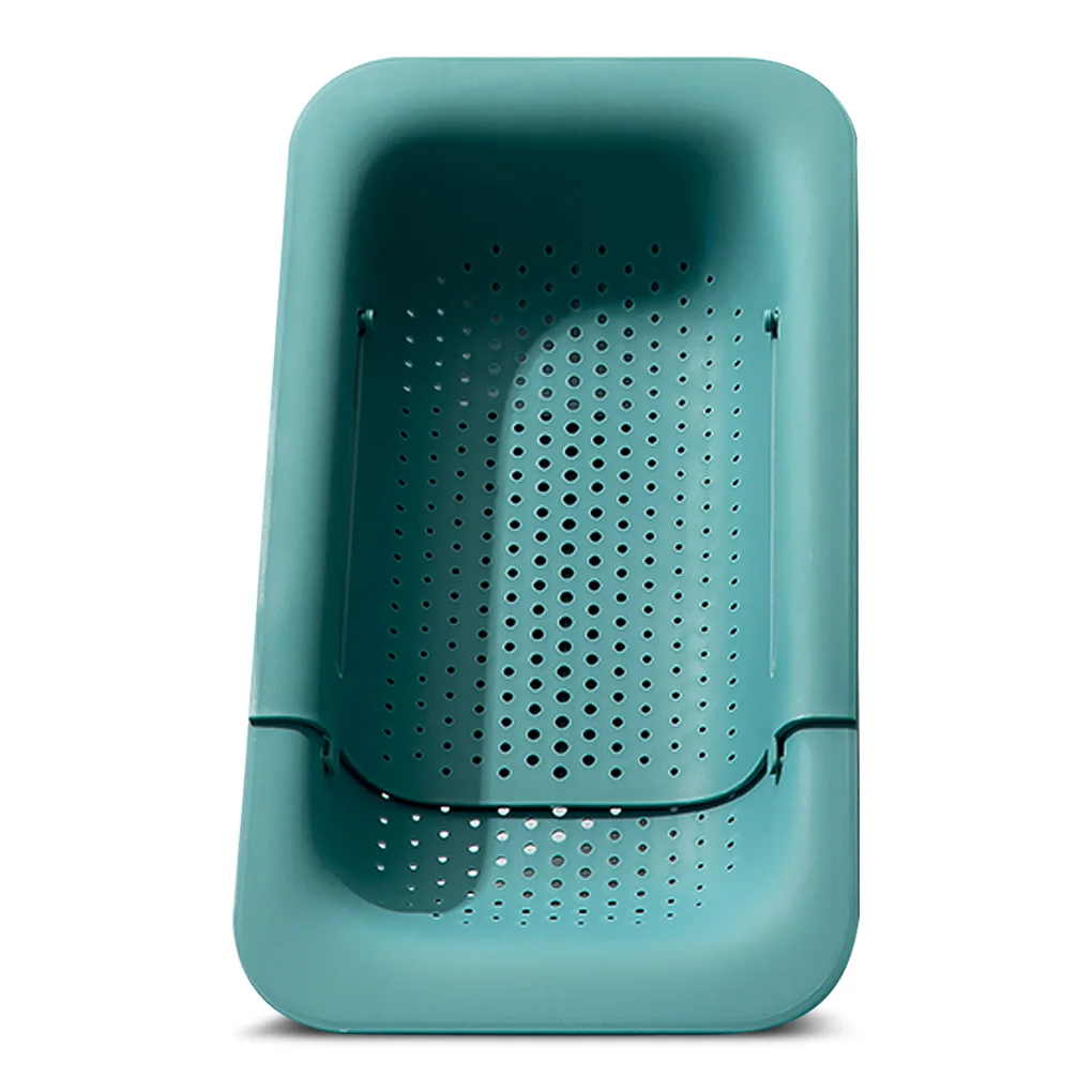 

Sink Drain Basket Dishes Drainer Vegetables Strainer Filter Rack Bowl Retractable Saver Container Holder Gadget