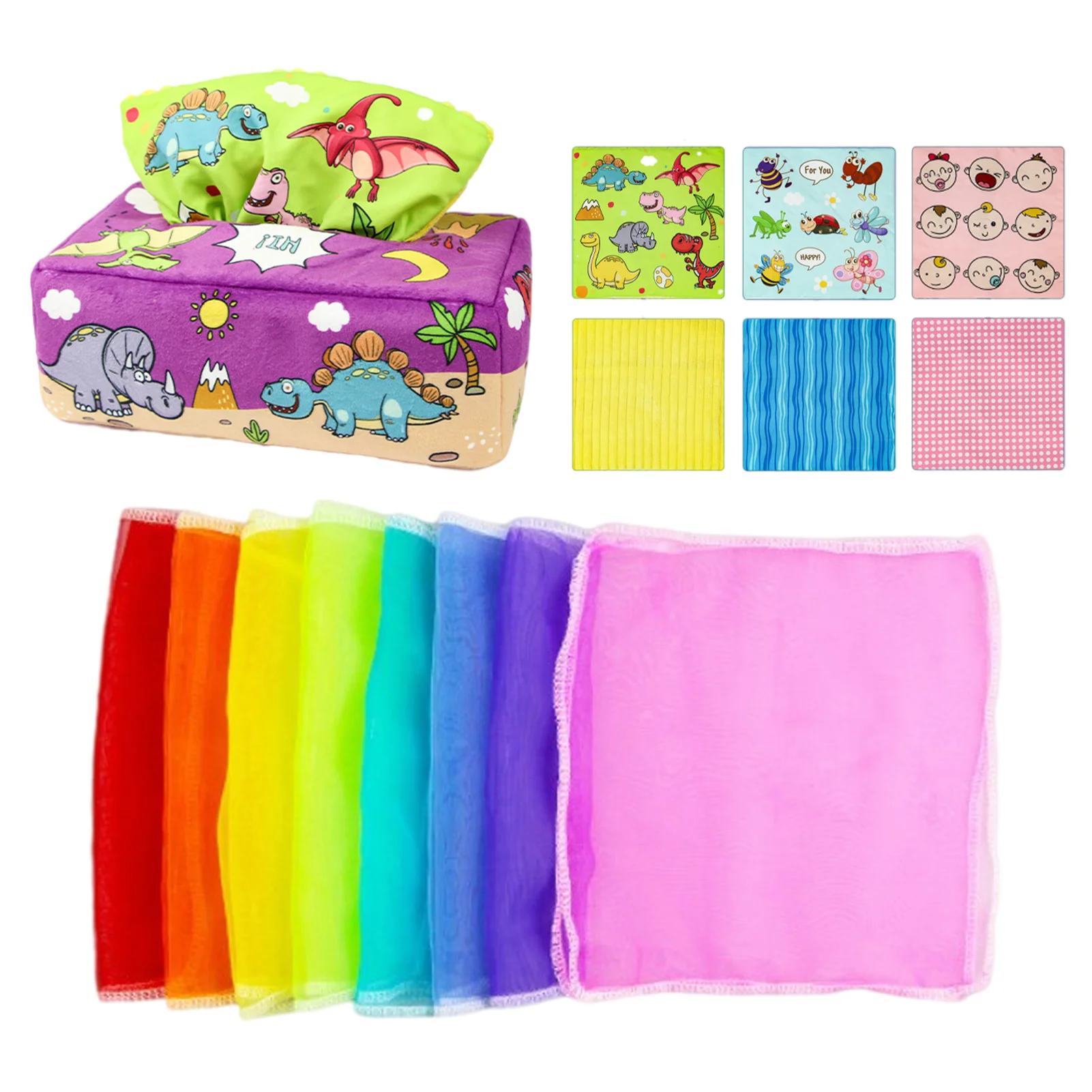 

Baby Tissue Box Toy Baby Tissue Box Toy Educational Baby Sensory Toys Musical Toys Montessori Toy For Babies 6-12 Months