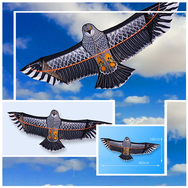 Бесплатная доставка 3 6 м большой кайт с орлом рипстоп нейлоновая ткань воздушный