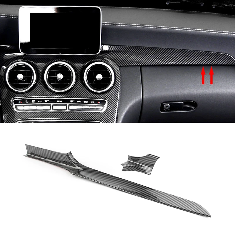Декоративная крышка приборной панели центральной консоли автомобиля для Mercedes-Benz