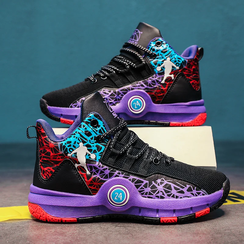 Демисезонные мужские баскетбольные туфли уличные ботинки на шнуровке