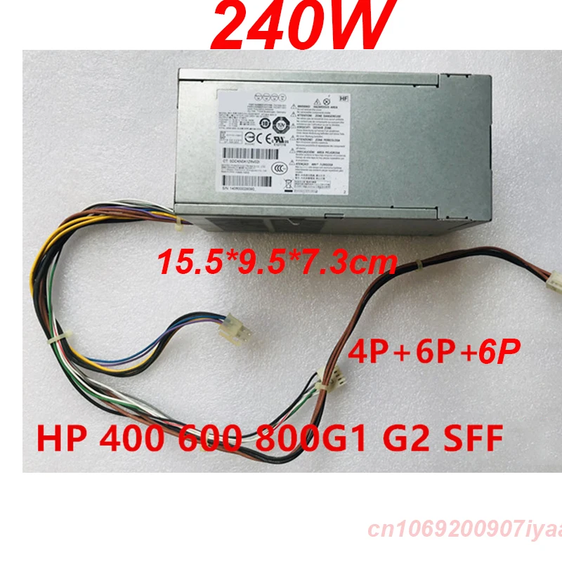 

Новый оригинальный блок питания для HP 200 400 600 800 G1 G2 SFF D12-240P3A 702308-002 240W
