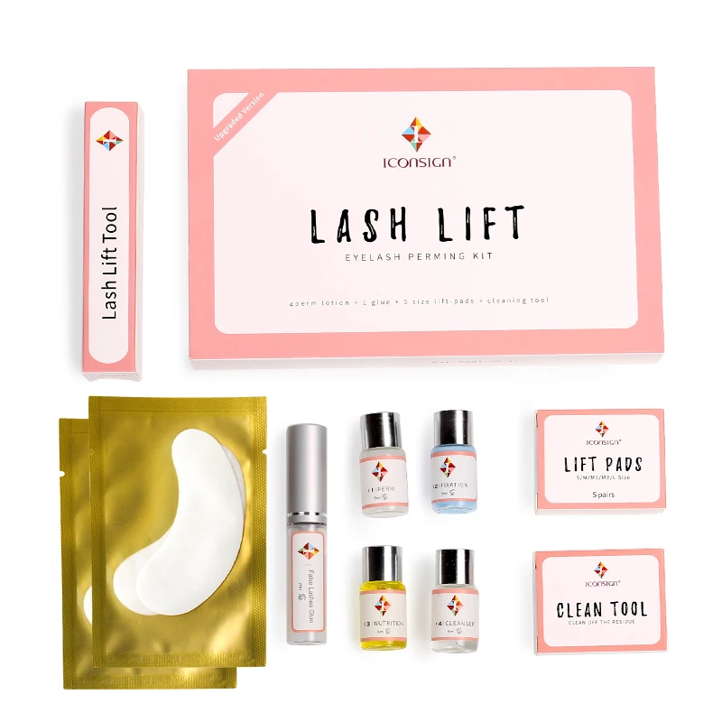 Dropshipping ICONSIGN Upgrade Version Lash Lift Kit Lifting Eyelashes Lasting 6-8 Weeks Calia Perm Eyelash Enhancer Makeup Tools images - 6