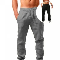 chic men pants thin quick drying breathable loose solid color long pants long pants casual sweatpants