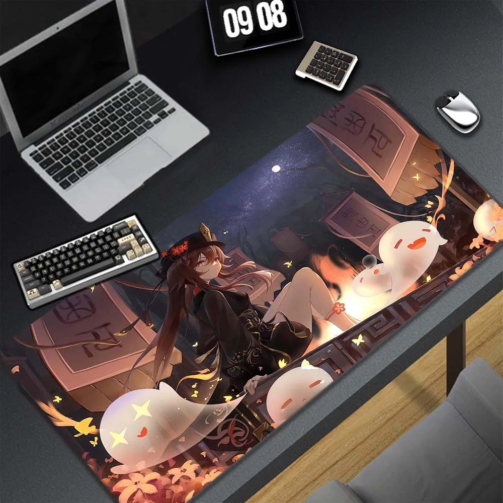 

Genshin Impact Big Mousepads Office Rubber Desk Pad Large Mousepad XL Gaming Mouse Mat Keyboard Mats Desk Mat Table Pads 40x90cm