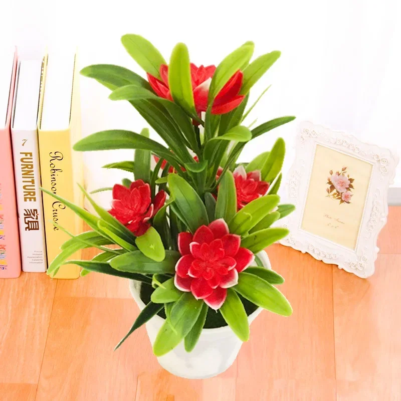 Имитация искусственного цветка бонсай Diy настольные украшения цветочные горшки