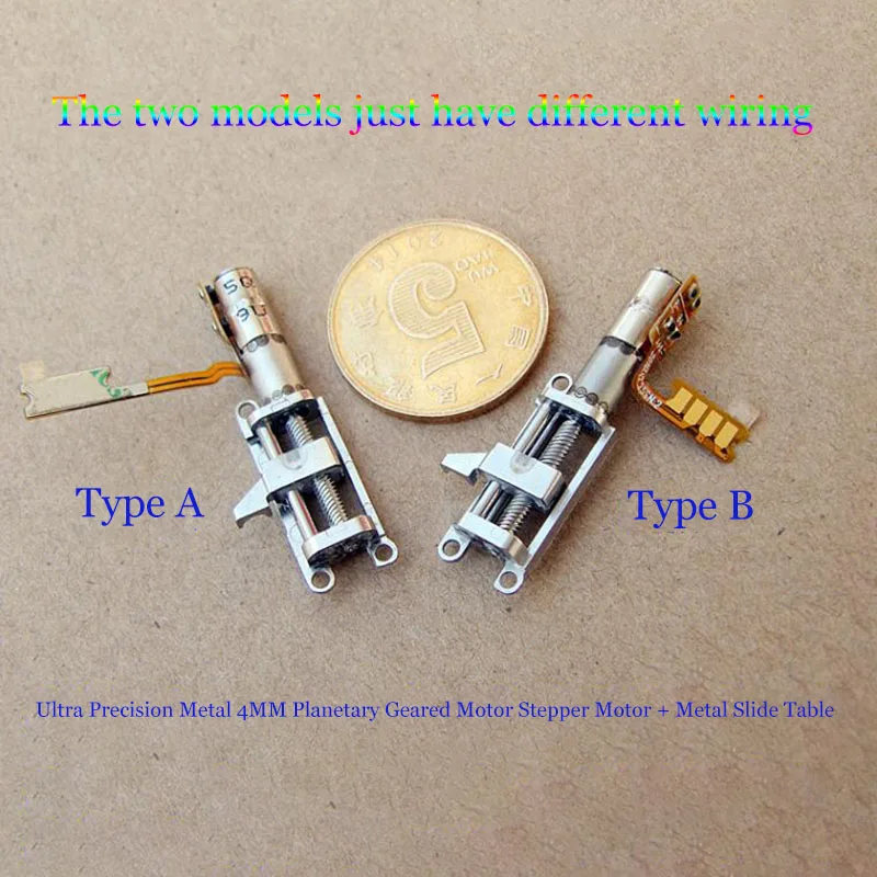 Прецизионный планетарный замедлитель, мини-толкатель, 5 В постоянного тока, винтовой шаговый двигатель, длинный линейный привод с шарикоподшипником
