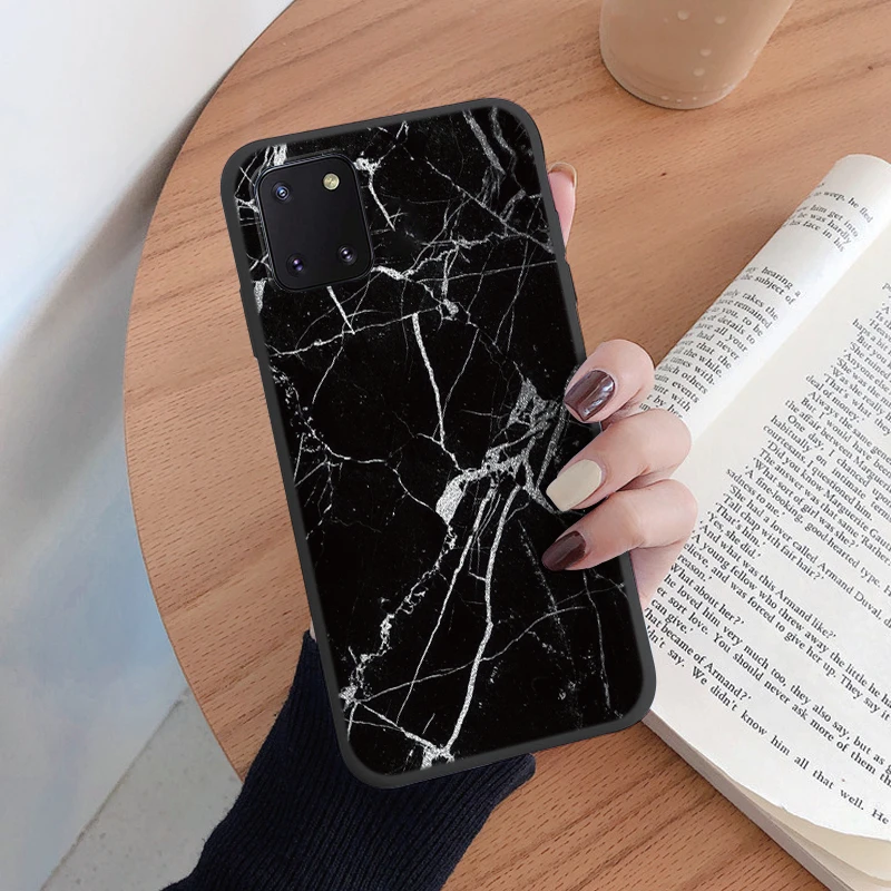 Чехол для Samsung Galaxy Note 10 Lite мягкий силиконовый чехол из ТПУ защитный Funda Capa Shell