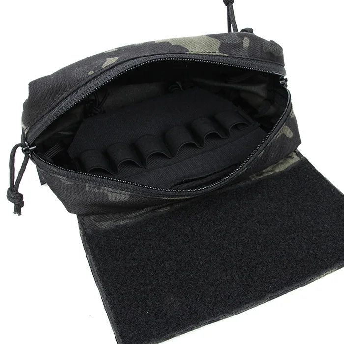 Sports Tactics SS Chest Hanging Special Large Capacity Adhesive Front Plate Attached Bag 500D Non Reflective Cordura Fabric