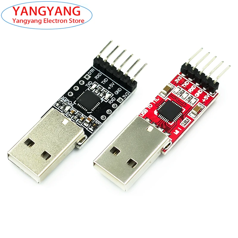 

1pcs New CP2102 Module USB To TTL Serial UART STC Downloader Cable PL2303 Board 5PIN Super Brush line Upgrade For Arduino