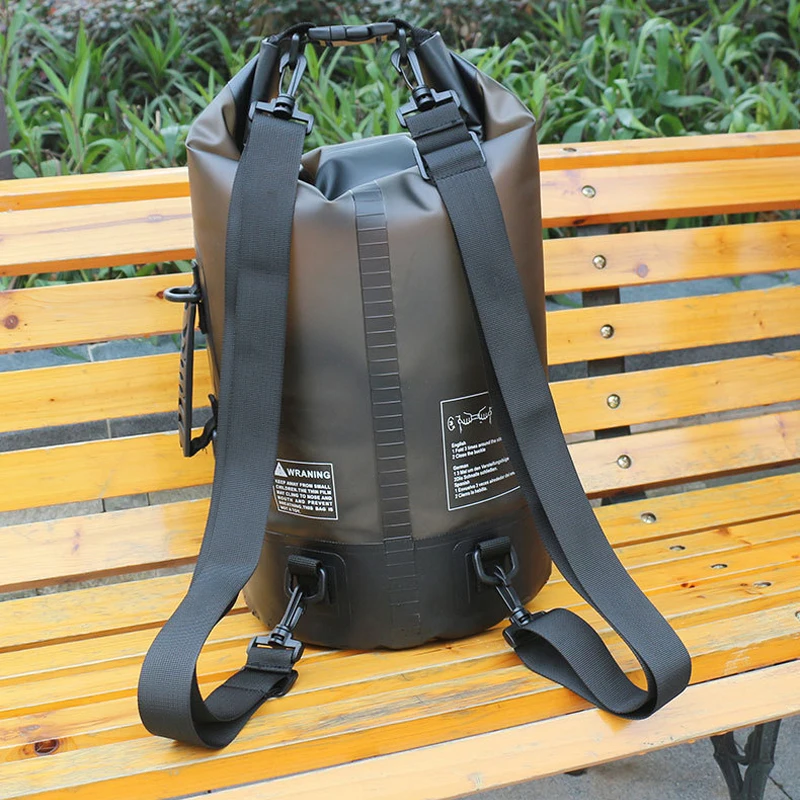 Waterproof Dry Bag Floating Dry Sack Roll Top Dry Backpack for Kayaking Rafting Boating Fishing 10L 20L Lightweight Storage Bag