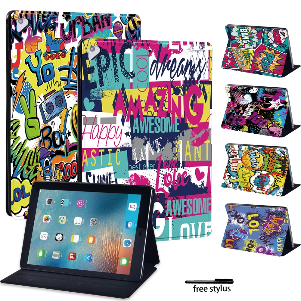 

For Apple IPad Air 4 2020 10.9 Inch/Air 1/2 9.7 Inch/Air 3 10.5 Inch 2019 PU Leather Tablet Stand Folio Cover Case