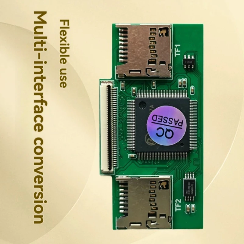Фото Адаптер-конвертер DT23 Dual TF Card to CE ZIF для iPod, ПК, DVR, iFlash Modding с поддержкой одновременного чтения/записи. №3