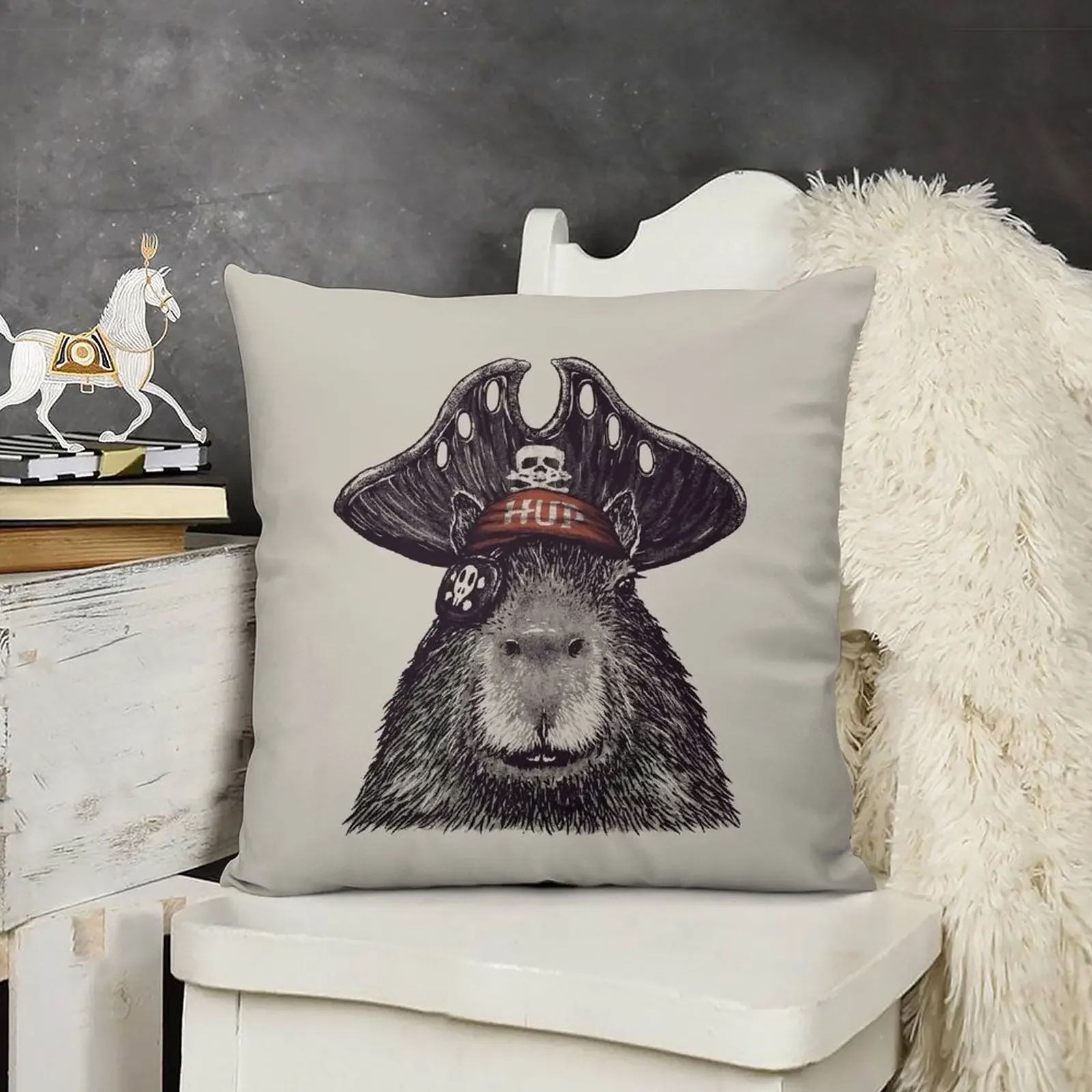 Capyrate - Пиратская капибара Capy Yuzu His Name Gort Pet Mat Бандана Подушка Детская подушка