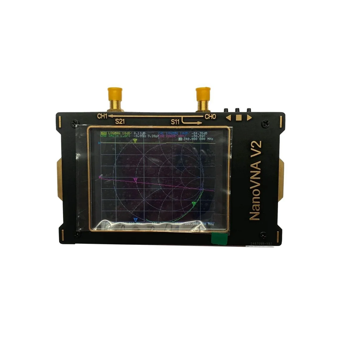 Векторный сетевой анализатор NanoVNA V2 антенный измерительный двойной фильтр