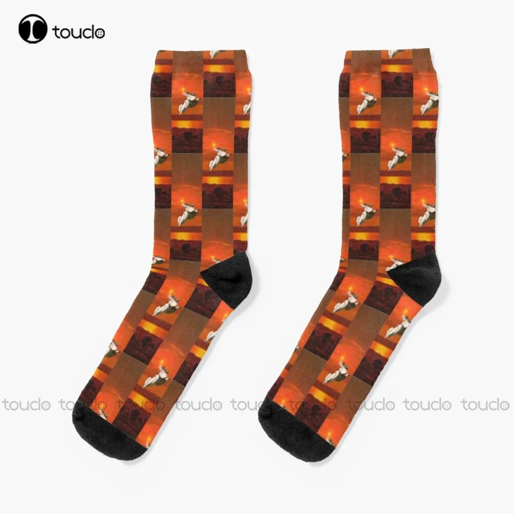 

Jesus Dunking A Sunset Socks Workout Socks Women 360° Digital Print Unisex Adult Teen Youth Socks Personalized Custom Gift