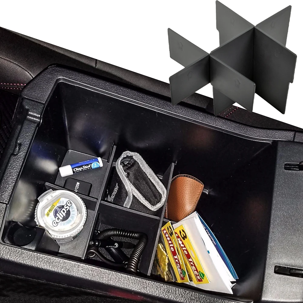 

SixthSmoy для 2010-2024, аксессуары для Toyota 4runner, ящик для перчаток Органайзер с разделителями и Lexus GX 460 (2010-2023), лоток с внутренним отсеком